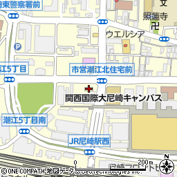 セブンイレブン尼崎潮江５丁目店周辺の地図