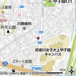 ハイネス甲子園口周辺の地図