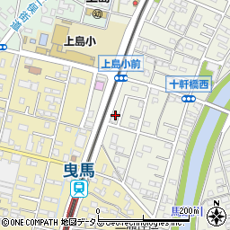 静岡県浜松市中央区十軒町158周辺の地図