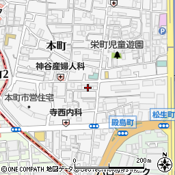 大阪府門真市本町28-7周辺の地図