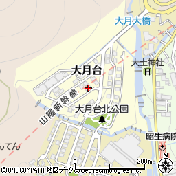 兵庫県神戸市灘区大月台1周辺の地図