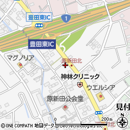静岡県磐田市富丘837-3周辺の地図