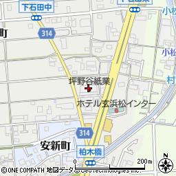 株式会社坪野谷紙業　浜松事業所周辺の地図