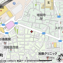 大阪府守口市大枝東町4周辺の地図