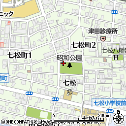尼崎市立堂松福祉会館周辺の地図