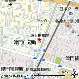 坂上田病院周辺の地図