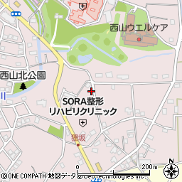 静岡県浜松市中央区西山町316周辺の地図
