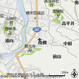 愛知県南知多町（知多郡）内海（南側）周辺の地図