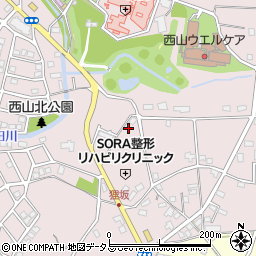 静岡県浜松市中央区西山町315周辺の地図