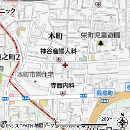 大阪府門真市本町28-15周辺の地図