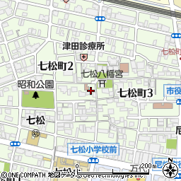 [葬儀場]七松会館周辺の地図