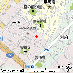 兵庫県加古川市平岡町一色552-8周辺の地図