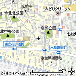兵庫県尼崎市西立花町3丁目11周辺の地図