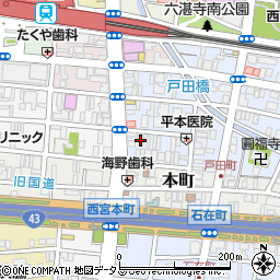 セントラルステージ寺田周辺の地図