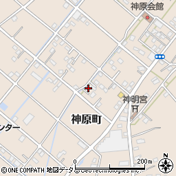 静岡県浜松市中央区神原町822周辺の地図