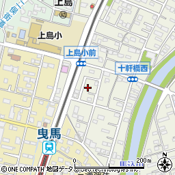 静岡県浜松市中央区十軒町160周辺の地図