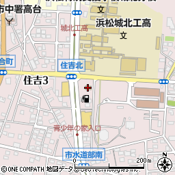 ファミリーマート浜松住吉店周辺の地図