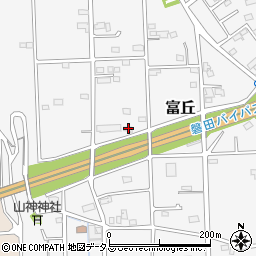 静岡県磐田市富丘283周辺の地図