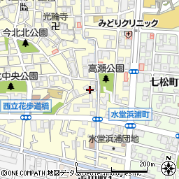兵庫県尼崎市西立花町3丁目11-3周辺の地図