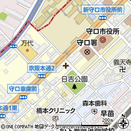 アースサポート大阪守口周辺の地図