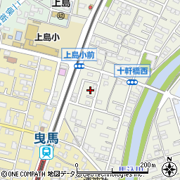 静岡県浜松市中央区十軒町170周辺の地図