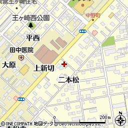 愛知県豊橋市草間町二本松15周辺の地図