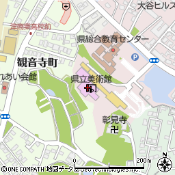 三重県立美術館　企画展示室周辺の地図