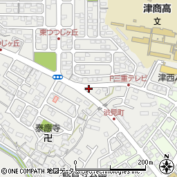 津観音寺郵便局周辺の地図