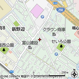 兵庫県加古川市別府町別府931-1周辺の地図