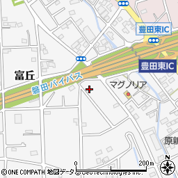 静岡県磐田市富丘757周辺の地図