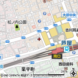 ポーラ・芦屋駅前店周辺の地図