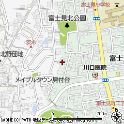 静岡県磐田市富士見町3丁目15周辺の地図