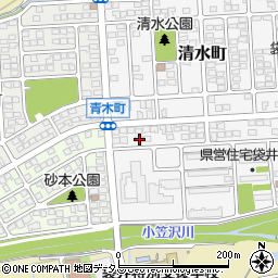 静岡県袋井市青木町1-21周辺の地図
