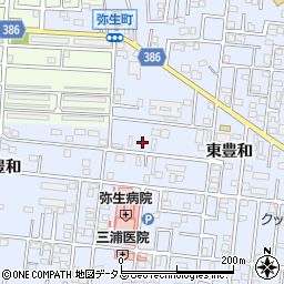愛知県豊橋市弥生町東豊和78周辺の地図