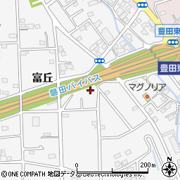静岡県磐田市富丘631周辺の地図