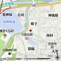 京都府木津川市相楽姫子20周辺の地図