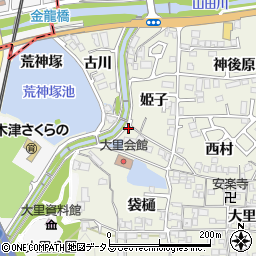 京都府木津川市相楽姫子7周辺の地図