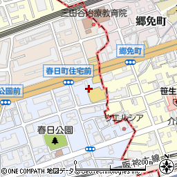 兵庫県芦屋市春日町24周辺の地図