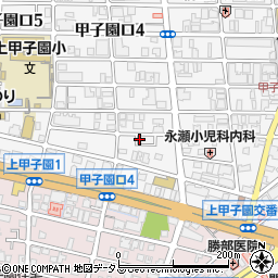 Ｐａｒｔｉｒ甲子園口周辺の地図