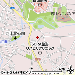 静岡県浜松市中央区西山町348周辺の地図