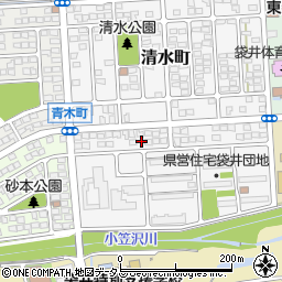 静岡県袋井市青木町1-16周辺の地図