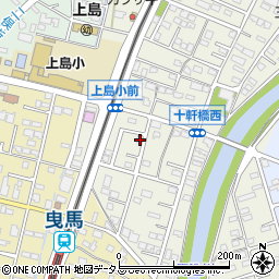 静岡県浜松市中央区十軒町171周辺の地図