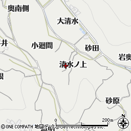 愛知県知多郡南知多町内海清水ノ上周辺の地図