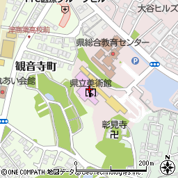 三重県立美術館周辺の地図