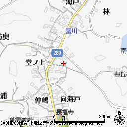 愛知県知多郡南知多町豊丘向海戸44周辺の地図