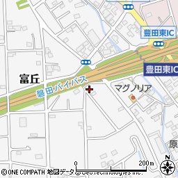 静岡県磐田市富丘758周辺の地図