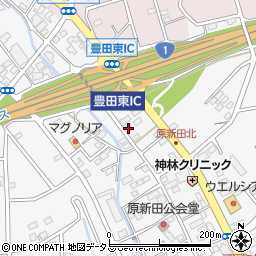 静岡県磐田市富丘832周辺の地図