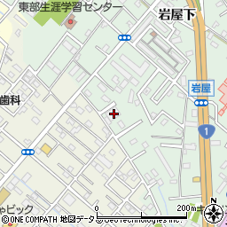 愛知県豊橋市岩屋町岩屋下62-1周辺の地図