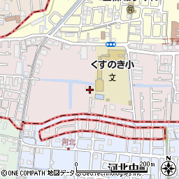 大阪府四條畷市二丁通町32-1周辺の地図