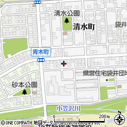 静岡県袋井市青木町1周辺の地図